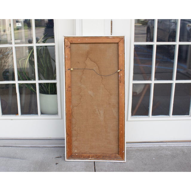 Green 1975 Oil on Canvas Painting of a Nude Female Figure For Sale - Image 8 of 8