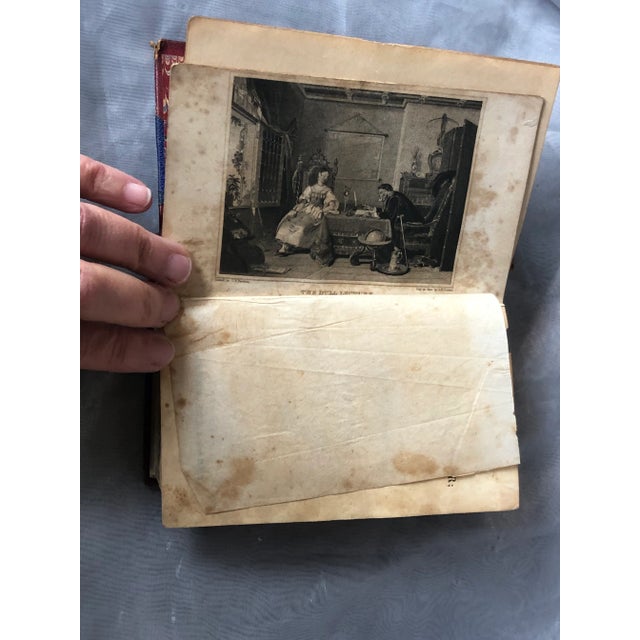 Textile Antique Georgian Era Decorative Book For Sale - Image 7 of 13