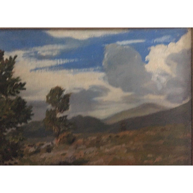 Schmidt Nielsen, Hilly Landscape, 1925, Oil on Canvas For Sale - Image 11 of 13