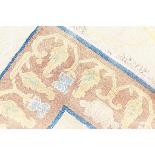 Doris Leslie Blau Vintage Indian Dhurrie Rug Doris Leslie Blau For Sale - Image 9 of 9