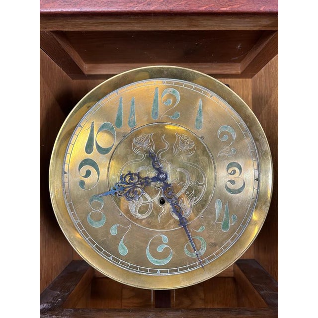 Art Nouveau Longcase Clock, 1890s For Sale - Image 9 of 17