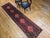 Persian Vintage Persian Bidjar Runner, Hand-Knotted Wool, Geometric Pattern, Navy & Red, 3x10 For Sale - Image 3 of 15