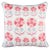 Traditional Schumacher Anjuna Floral Linen Pillow in Mulberry 20" For Sale - Image 3 of 3
