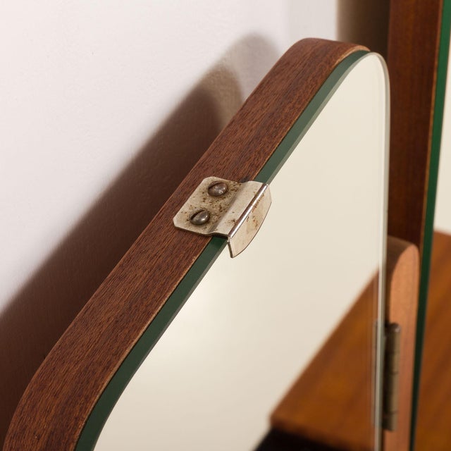 Mid-Century Modern Scandinavian Dressing Table with Adjustable Mirrors, 1960s For Sale - Image 10 of 16