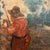 18th Century French Breton Boiserie Panel Oil on Canvas in Napoleon III Frame For Sale - Image 12 of 16