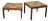 Pair of Danish Modern Tiled-Top Teak Square End Tables, Circa 1970s For Sale