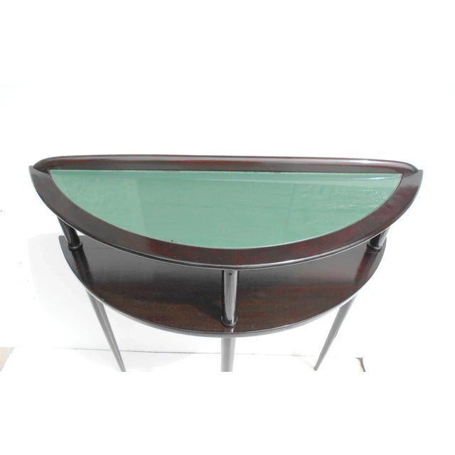 Wood Italian Beech Console Table, 1950s For Sale - Image 7 of 9