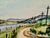 Rustic Henry Emil Salloch Original Watercolor on Paper Margaree Harbour, 1953. For Sale - Image 3 of 7