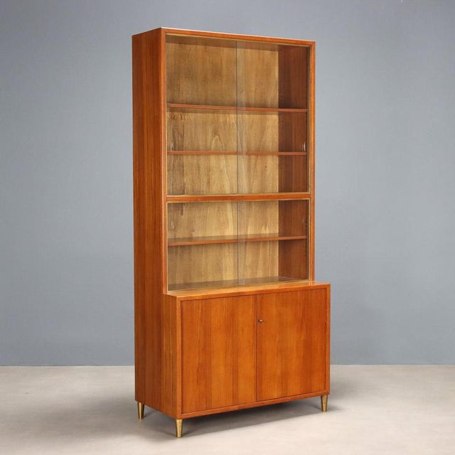 Vintage Larch Veneer Bookcase, Italy, 1960s For Sale - Image 13 of 13