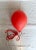 Plastic Red Drömminge Balloon Wall Lamp from Ikea, 1990s For Sale - Image 7 of 7