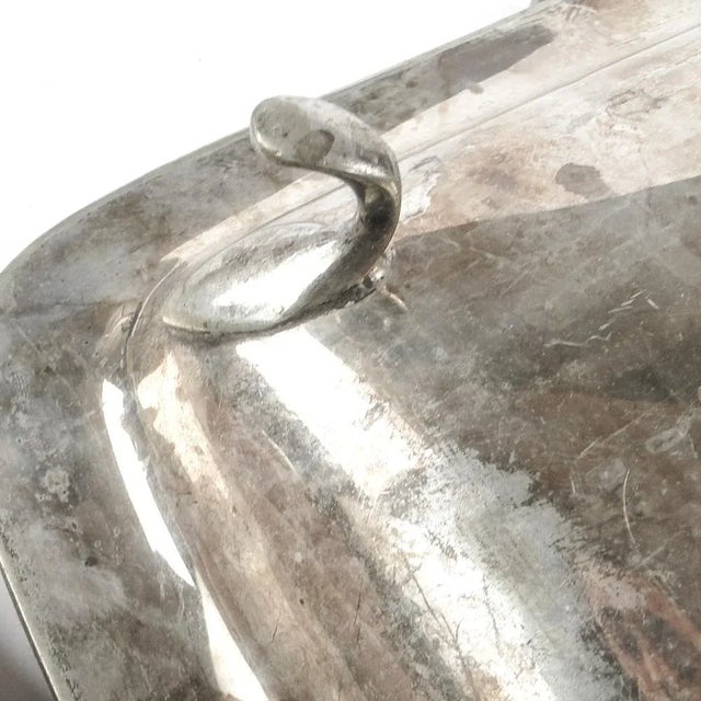 1950s Art Nouveau Style Fruit Basket, 1950s For Sale - Image 5 of 10