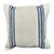 Turkish Hemp Pillow Cushion Natural Beige Blue Cushion Cover 20x20 For Sale