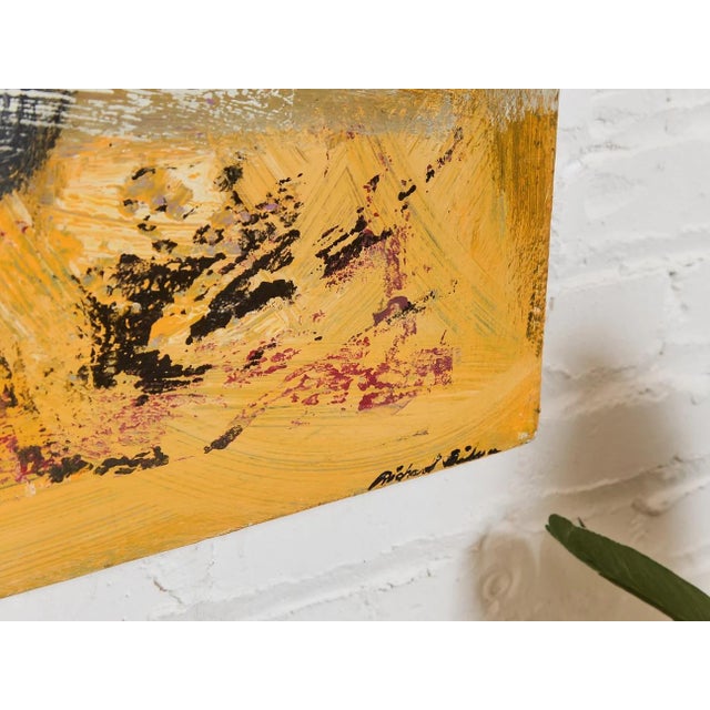 Mid 20th Century Untitled Abstract Art by Richard Silva For Sale In Los Angeles - Image 6 of 7