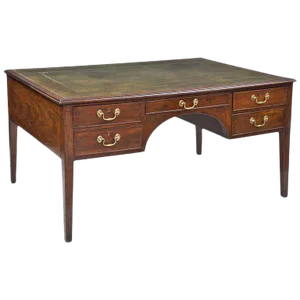 Georgian Partners Writing Table, circa 1800