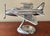 Art Deco Mid 20th Century Art Deco Futuristic Prototype Chrome Plane Model Sculpture on Stand For Sale - Image 3 of 9
