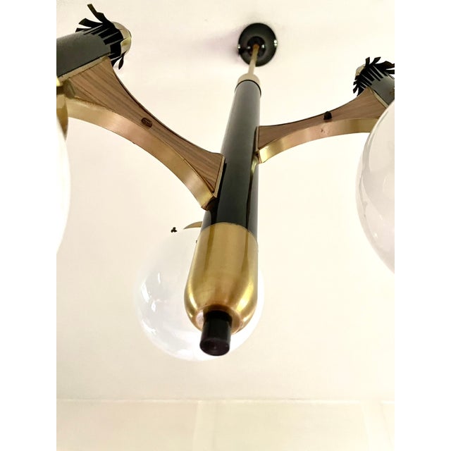 Vintage Italian Pendant Light from Targetti, 1950 For Sale - Image 6 of 15