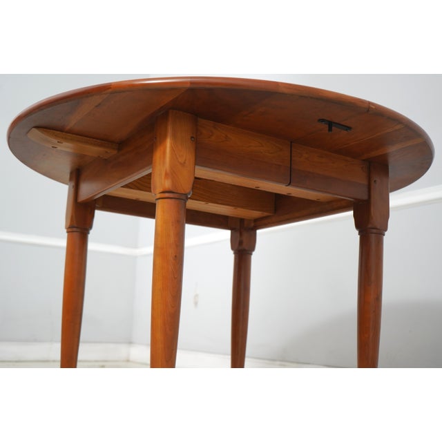 Stickley Cherry Valley Round Dining Room Table For Sale - Image 11 of 18