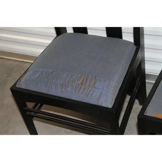 Late 20th Century Late 20th Century Set of 8 Argyle Chairs by Charles Rennie Mackintosh for Atelier International For Sale - Image 5 of 12