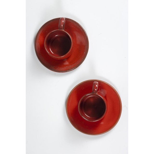 Vallauris Coffee Service from Vallauris, 1970s, Set of 4 For Sale - Image 4 of 11