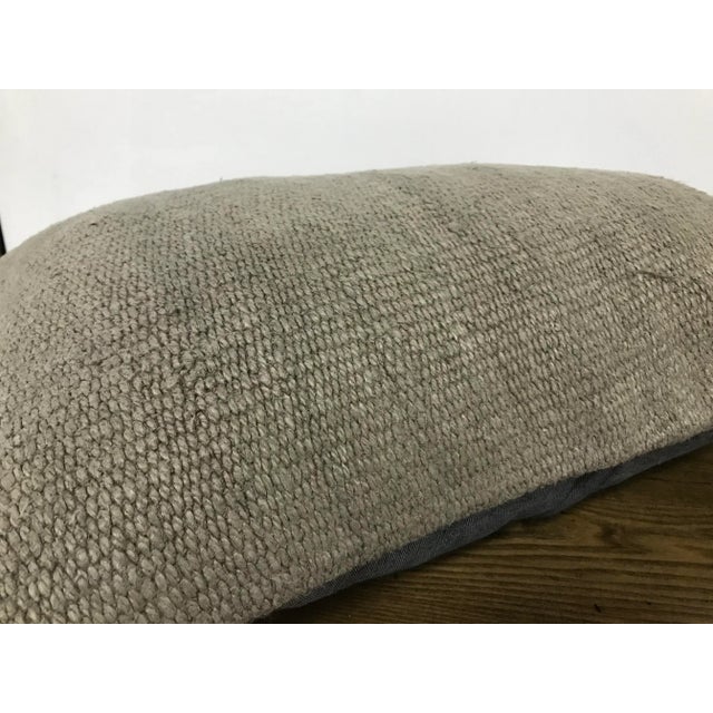 1960s 1960s Camel Colour Hemp Pillow Cover For Sale - Image 5 of 6