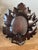 Art Nouveau 1910s American Art Nouveau Carved Mahogany Grape Leaf Tray by E. Kopriwa Co. For Sale - Image 3 of 12