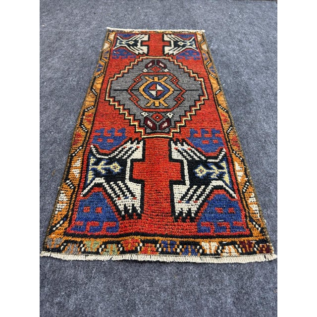 Turkish Yastik Rug 1'5" x 3'3" #24027 Explore a curated collection of hallway runners, wool rugs, and handmade...