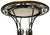 Antique Wrought Iron Brass Greyhound Gueridon Table Inlaid Marble Top 22" For Sale - Image 10 of 14
