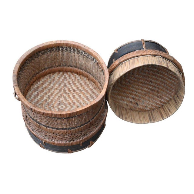 Antique Pende Basket, Congo, Early 20th Century For Sale - Image 6 of 7