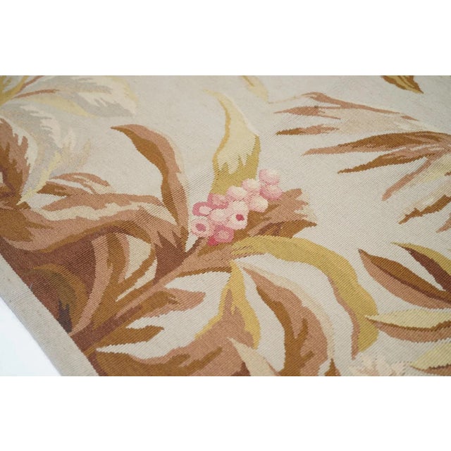 Early 21st Century Aubusson Rug 7'7'' X 10'0" For Sale - Image 5 of 7