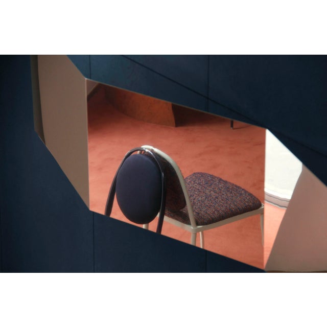 Zigzag Aluminium Mirror by Daniel Nikolovski & Danu Chirinciuc for KABINET For Sale - Image 4 of 9