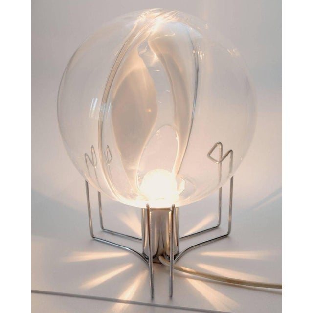 1960s Membrane Table Lamp by Toni Zuccheri for Venini, 1960s For Sale - Image 5 of 11