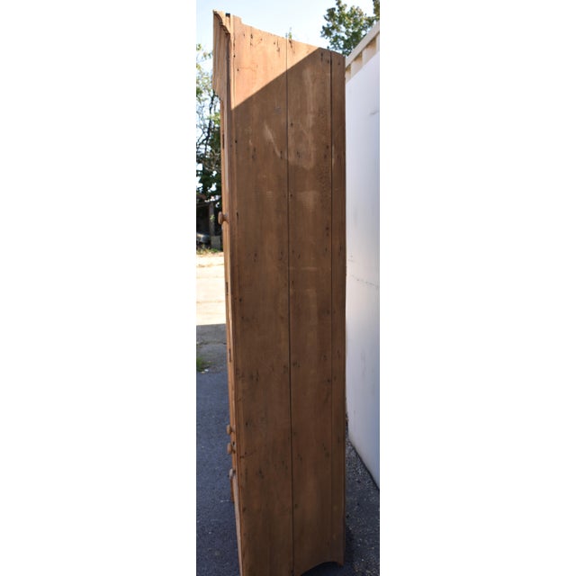 Wood English Pine Four Door Corner Cupboard, Circa 1860 For Sale - Image 7 of 12