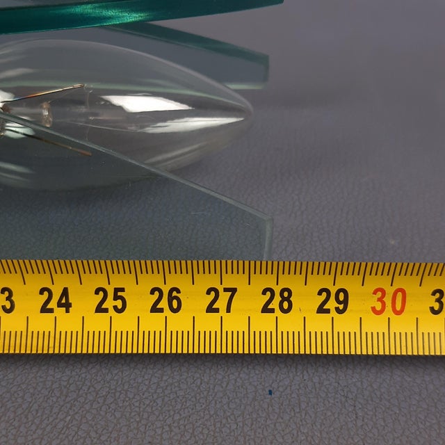 Modern Crystal and Chromed Metal Sconces from Fontana Arte, 1970s, Set of 2 For Sale - Image 11 of 13