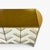 Silver Mirrored Chevron Herringbone Credenza Attributed to Ello , Circa 1970's For Sale - Image 8 of 15