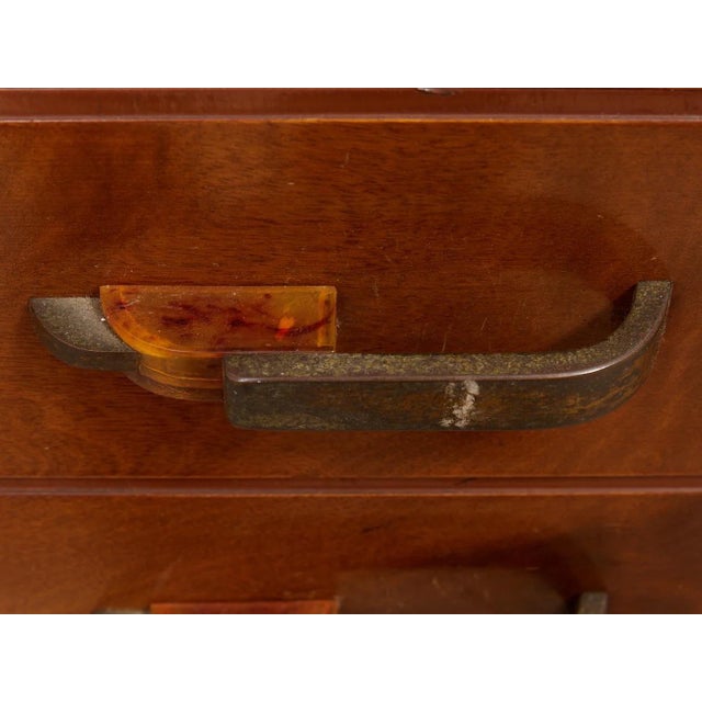 Early 20th Century Art Deco Highboy by Empire Furniture Rockford, Illinois, Attributed For Sale In Los Angeles - Image 6 of 12