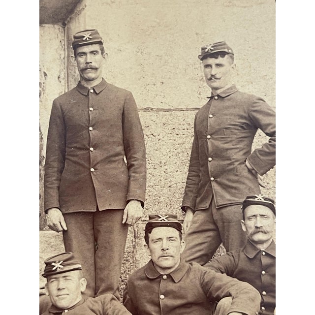 Union Civil War Photo 11 L-2 Officers & Dog Possibly Richmond Prisons In Situ For Sale - Image 10 of 12