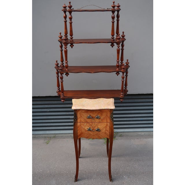 French Antique First Half XXth Century Wall Shelf in Solid Wood. For Sale In Miami - Image 6 of 10