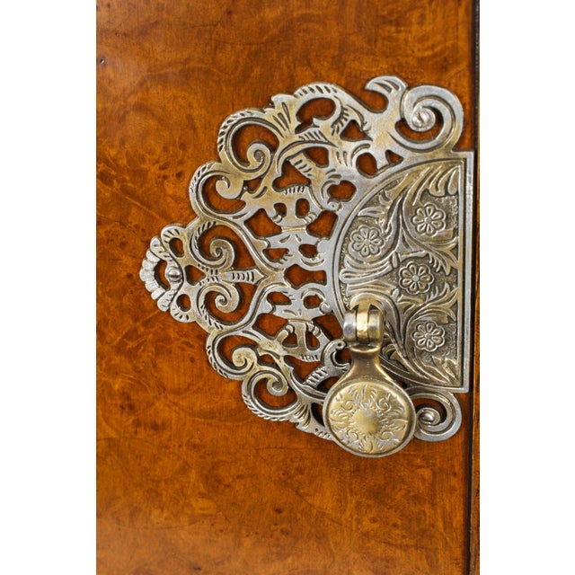 20th Century Burr Walnut Cocktail Cabinet For Sale - Image 9 of 18