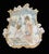 A beautiful and highly decorative pair of Continental bisque porcelain hanging plaques, dating to the late 19th or early...