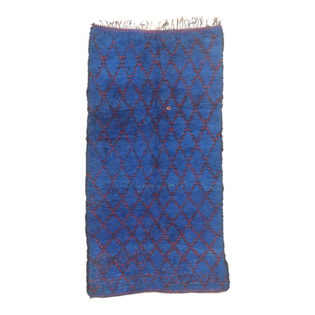 Vintage Beni MGuild Moroccan Rug, 06'02 X 11'09 For Sale