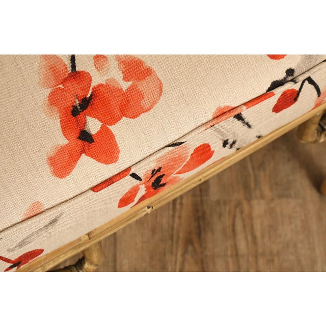 Chinese Chippendale Style Set Of Four Rattan Bamboo Dining Chairs For Sale - Image 9 of 18