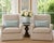 Very nice pair of tailored newly made custom lumbar pillows measuring 24 wide x 14 high with invisible zipper closures and...
