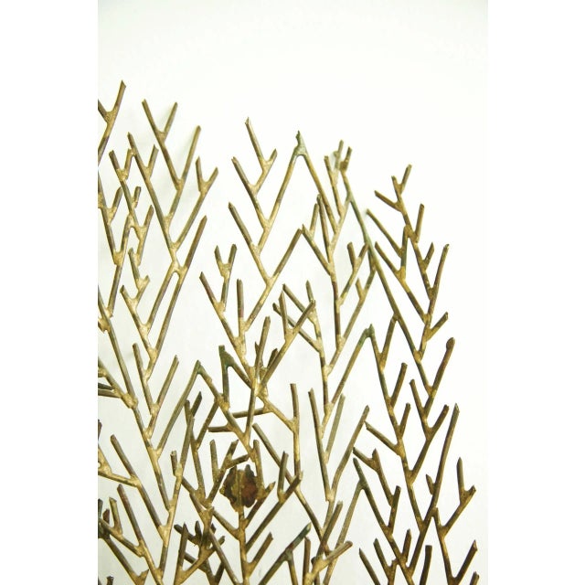 Richard E. Filipowski, graduate of the Chicago Institute of Design, hand-sculpted maquette. Stylized branch composition...