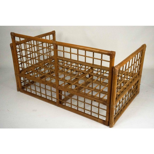 Mid-Century Modern Italian Tropical Chic Loveseat by Vivai Del Sud, 1960s For Sale - Image 11 of 12