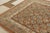Rug & Kilim Rug & Kilim’s European Style Deco Rug in Brown, Gold and Blue Geometric Pattern For Sale - Image 4 of 7