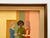 Pierre Georgeot Vintage 1970 Mid Century Modernist " Trois Aimes " Original Framed Paris Pop Art Oil Painting For Sale - Image 11 of 17