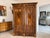 Restored 2-Door Empire Columned Wardrobe/Bookcase/Hall Cabinet. Dimensions (measured at the cornice): Height x Width x...