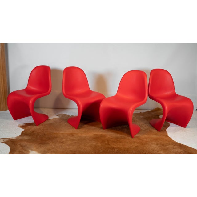 Verner Panton for Vitra Panton S Chairs - Set of 4 For Sale - Image 9 of 15