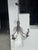 Modern Five-Arm Metal Chandelier, 1980s For Sale - Image 16 of 18