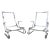 Poul Kjaerholm Attrib. Mid-Century Modern Flat Bar Steel Chrome Lounge Chairs - A Pair For Sale